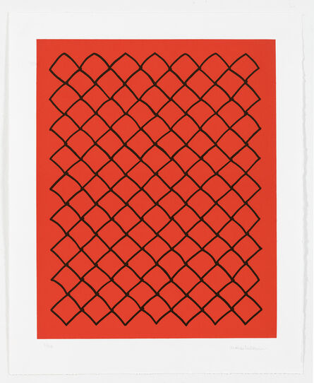 Mona Hatoum, ‘Untitled (fence, red)’, 2018