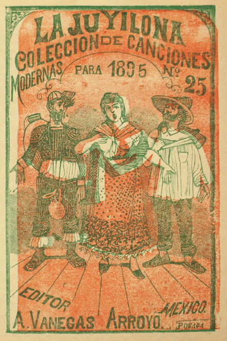 José Guadalupe Posada, ‘La Juyilona, Colección de de canciones modernas, No 25’, 1895