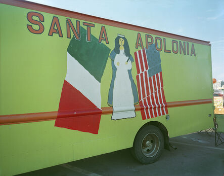 Jim Dow, ‘Rear of Santa Apolonia Taco Truck, Long Wharf, New Haven, Connecticut’, 2014