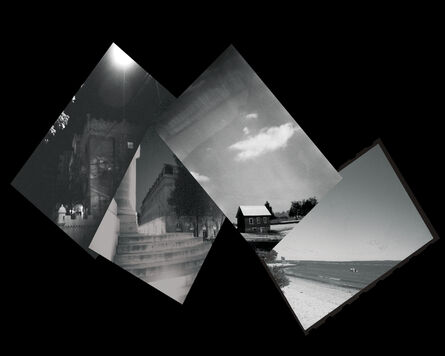 Barbara Rosenthal, ‘Surreal to Conceptual Narrative: Four from Castle to Beach – on Black’, 2012