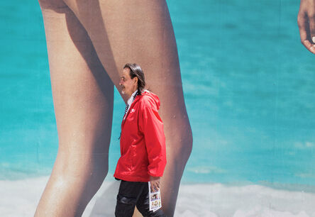 Neil O. Lawner, ‘Man & Legs, Times Square ’