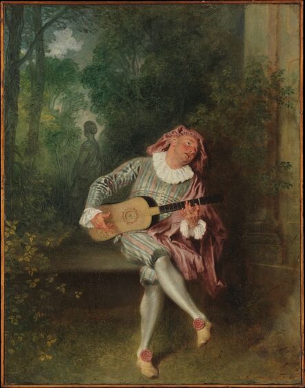 Jean-Antoine Watteau, ‘Mezzetin’, ca. 1718–1720