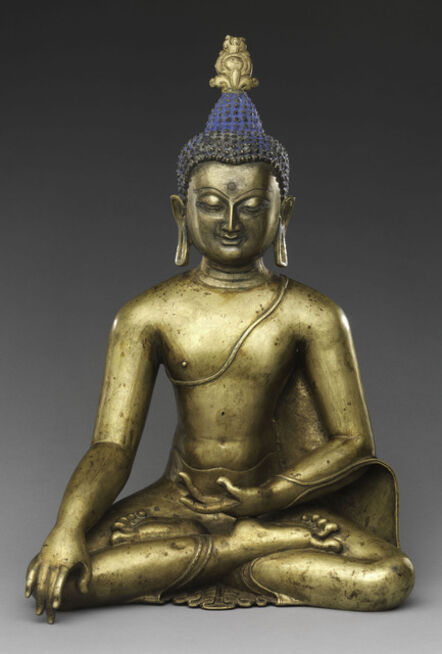 ‘Seated Buddha Reaching Enlightenment. Central Tibet’, 11th-12th century