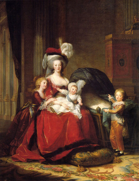 Élisabeth Louise Vigée-Le Brun, ‘Portrait of Marie Antoinette with Her Children’, 1787