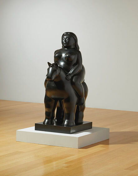 Fernando Botero, ‘Woman on a horse’, 2010