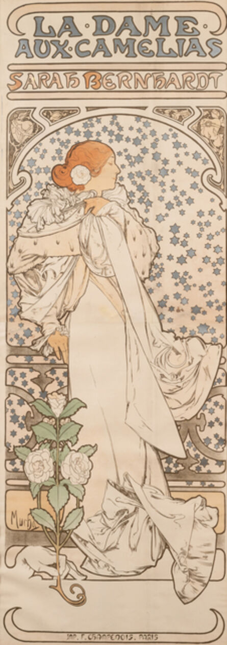 Alphonse Mucha, ‘La Dame aux camelias’, 1896