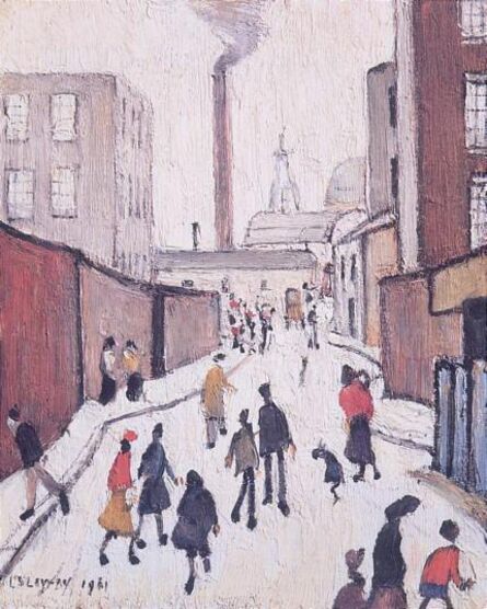 Laurence Stephen Lowry, ‘Street Scene’, 1972