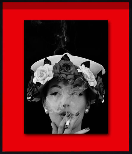 William Klein, ‘Hat with Five Roses, Barbara Mullen, Paris’, 1956