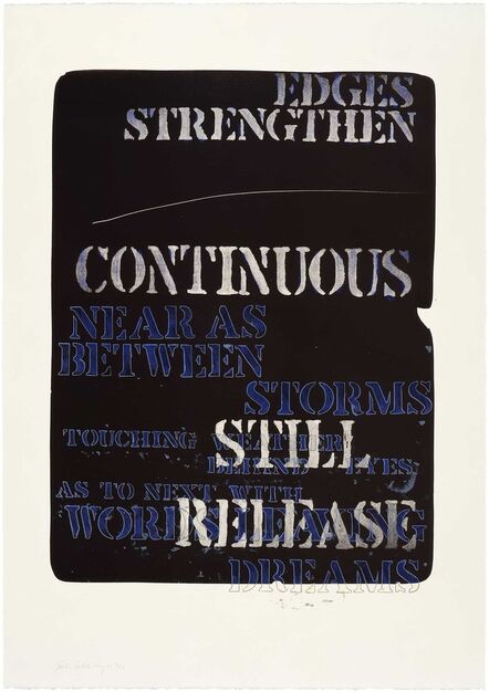 Edwin Schlossberg, ‘Edges Strengthen’, 1981