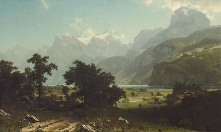 Albert Bierstadt, ‘Lake Lucerne’, 1858