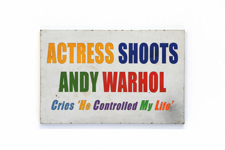 David Buckingham, ‘Actress Shoots Warhol’, 2019