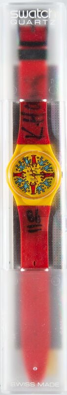 Keith Haring, ‘Modele Avec Personnages GZ100’, 1986, Fashion Design and Wearable Art, Wrist watch, Heritage Auctions