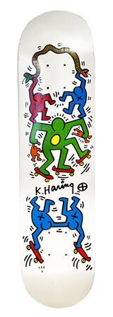 1980s Keith Haring skateboard deck