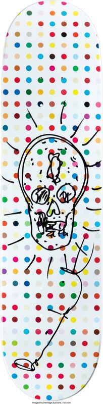 Damien Hirst, ‘Dots 5- Skull’, Other, Hand drawn, Heritage Auctions