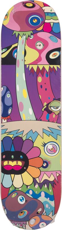 Takashi Murakami, ‘Mutated’, 2019, Ephemera or Merchandise, Offset lithograph in colors on skate deck, Heritage Auctions
