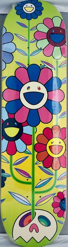 Takashi Murakami, ‘Takashi Murakami Flowers skateboard deck ’, 2019, Design/Decorative Art, Silkscreen on wood skate deck, Lot 180