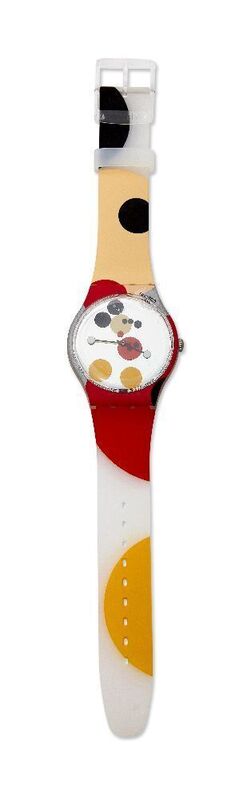 Damien Hirst, ‘Swatch Mirror Spot Mickey [SUOZ290S]’, Fashion Design and Wearable Art, Unisex Swatch watch in plastic, Roseberys