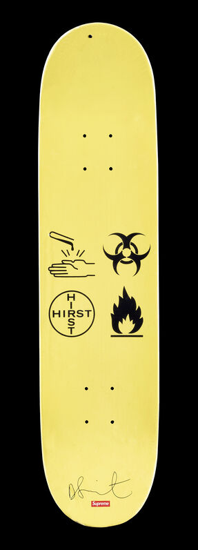 Damien Hirst, ‘Spin (Yellow)’, 2009, Print, Screen print in colours on maple wood skate deck, Tate Ward Auctions