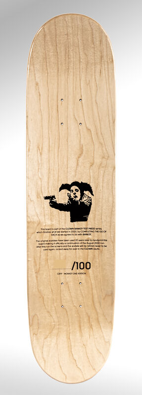 Banksy, ‘Test Press’, 2020, Ephemera or Merchandise, A complete set of 3 screen printed skate decks, Tate Ward Auctions