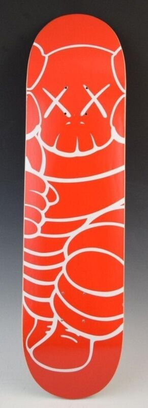 KAWS, ‘Supreme Chum (Red)’, 2001, Sculpture, Screenprint on a wood skateboard deck, Samhart Gallery