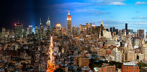 Night & Day - Manhattan Cityscape #1