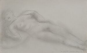 Femme nue allongée 
