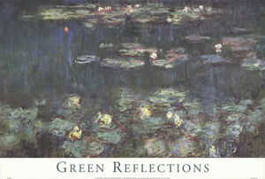 Waterlilies: Green Reflections III