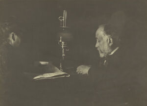 Louise Hal‚vy Reading to Degas