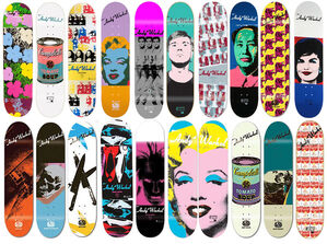 Collection of 20 skateboard decks