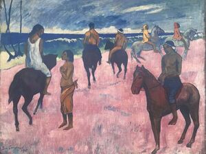 HORSES ON THE BEACH