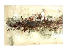 Original Lithograph "Abstract Composition" by Zao Wou-ki