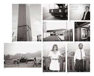 Eight works: (i) Hong Kong Buildings; (ii) Hong Kong Harbour; (iii) Hong Kong Street (Truck); (iv) Hong Kong Harbour; (v) Natasha Grenfell; (vi) Christopher Makos; (vii) Picture of a Man; (viii) Patrick Cooney