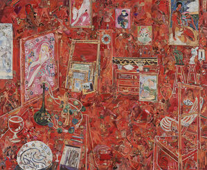 Museum of Modern Art (The Red Studio, after Henri Matisse), Repro