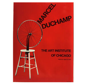 "Marcel Duchamp: The Art Institute of Chicago", Exhibition Poster