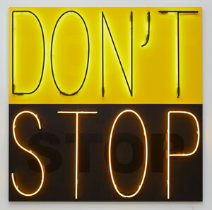 Don't Stop 1  (Yellow/Black)