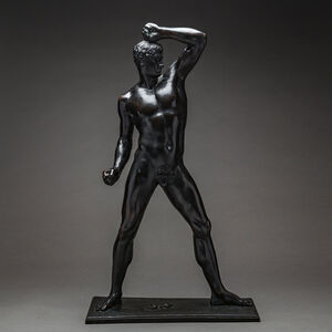 Bronze Sculpture Of An Athlete