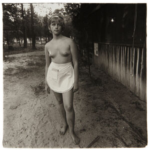 A Young Waitress at a Nudist Camp, N.J.