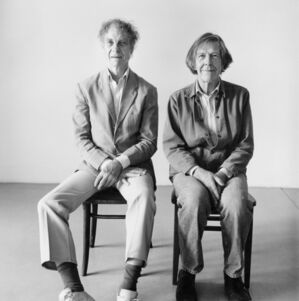 Merce Cunningham and John Cage Seated