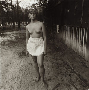 A Young Waitress at a Nudist Camp, NJ