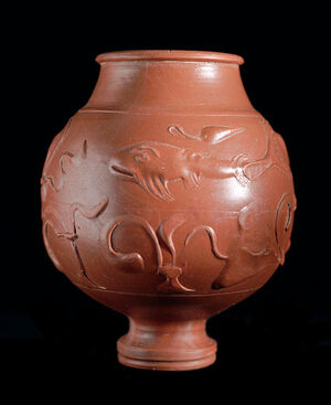 Ancient Roman Ceramic Samian Ware Vessel