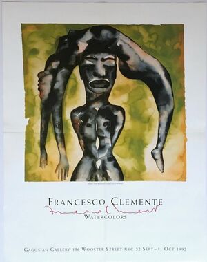 Francesco Clemente Watercolors (Hand Signed)