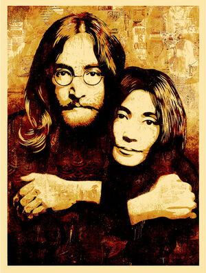 John & Yoko Canvas Print