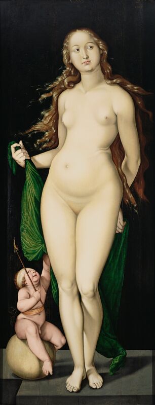 Hans Baldung, ‘Venus and Amor’, 1524/1525, Painting, Oil on panel (linden), Kröller-Müller Museum