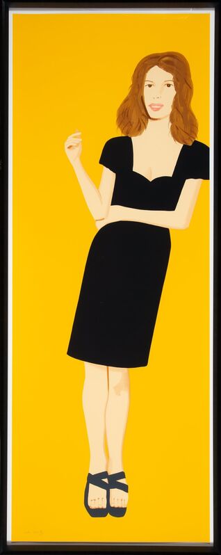 Alex Katz, ‘Cicely, from Black Dress series’, 2015, Print, Screenprint in colors on Saunders Waterford Hot Press White paper, Heritage Auctions