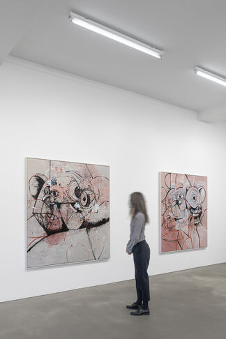 George Condo, Linear Expression, installation view