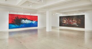 Georges Mathieu: Monumental Paintings, installation view