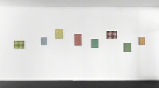 Paintings and sculptures, installation view