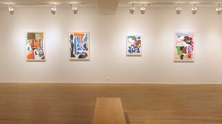 Shirley Jaffe: Works on Paper, installation view
