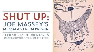 SHUT UP: Joe Massey's Messages from Prison, installation view