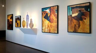 Paintings by Z. Z. Wei, installation view